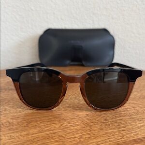Saint Laurent Black and Brown Sunglasses
